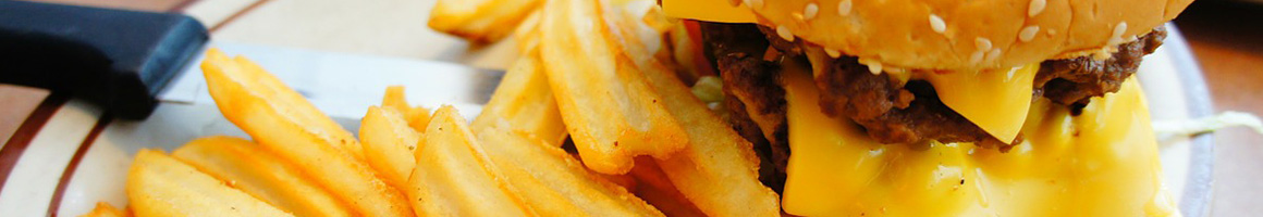 Eating Burger at Burger Boy restaurant in Cedar Crest, NM.